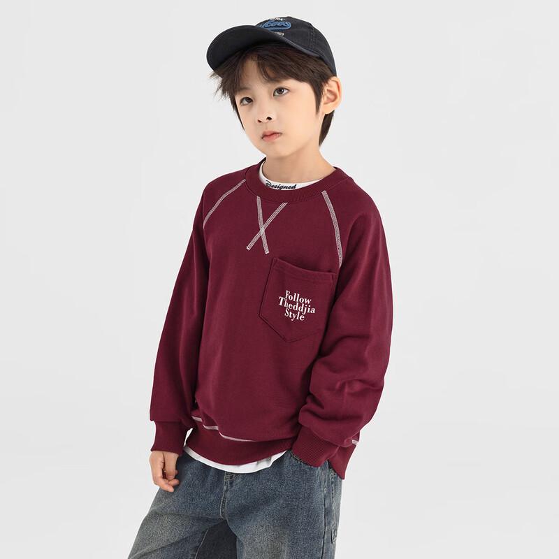 Boys' Fashion Color Block Pullover Sweatshirt