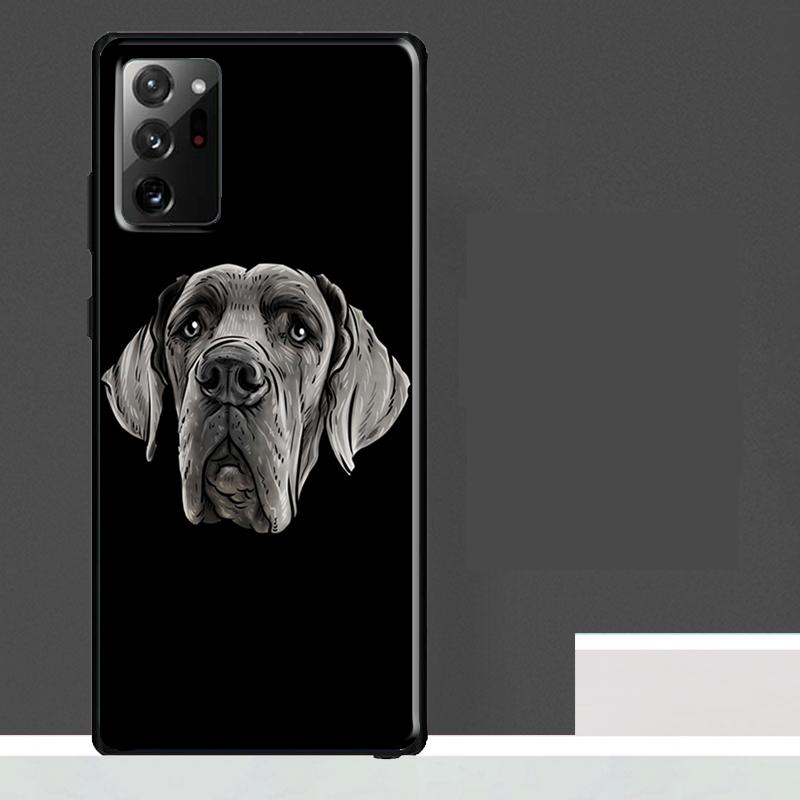 Great Dane Dog Case For Samsung Galaxy S23 S24 S25 Ultra S9 S10 S20 S21 S22 Plus S23 FE S25 FE Phone Cover