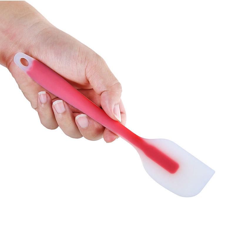 Silicone Cream Baking Scraper Non Stick Butter Spatula Cutter Chocolate Smoother Heat Resistant Kitchen Pastry Tools Scraper