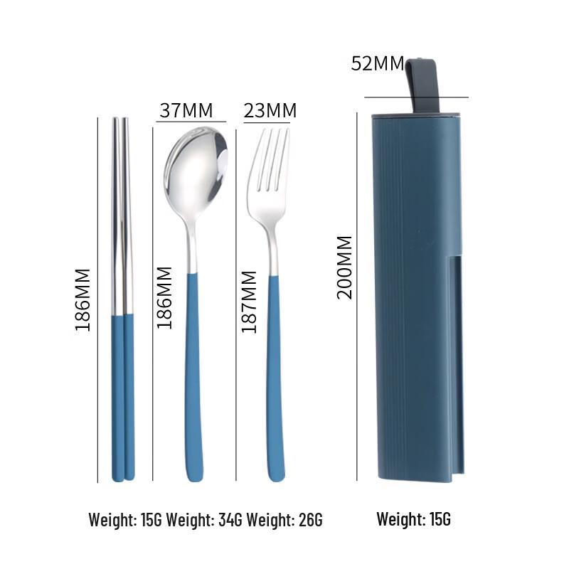 Ruhan Portable 316 Stainless Steel Cutlery Set