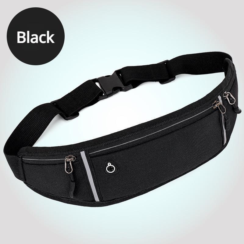 

Professional Running Waist Bag Sports Belt Pouch Mobile Phone Case Men Women Hidden Pouch Gym Sports Bags Running Waist Pack чорний