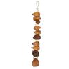 Bird Chew Toys Grinding Mouth Bite Resistance Logs Natural Nuts Hanging Parrot Chew Toys for