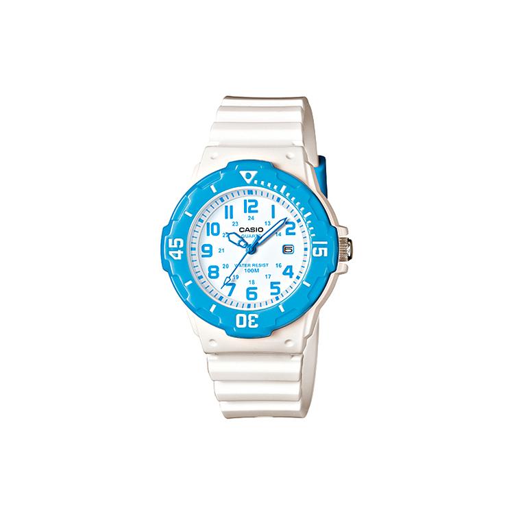 CASIO Women s YOUTH White Watch LRW-200H-2B LRW-200H-2B Blue Case and White Band
