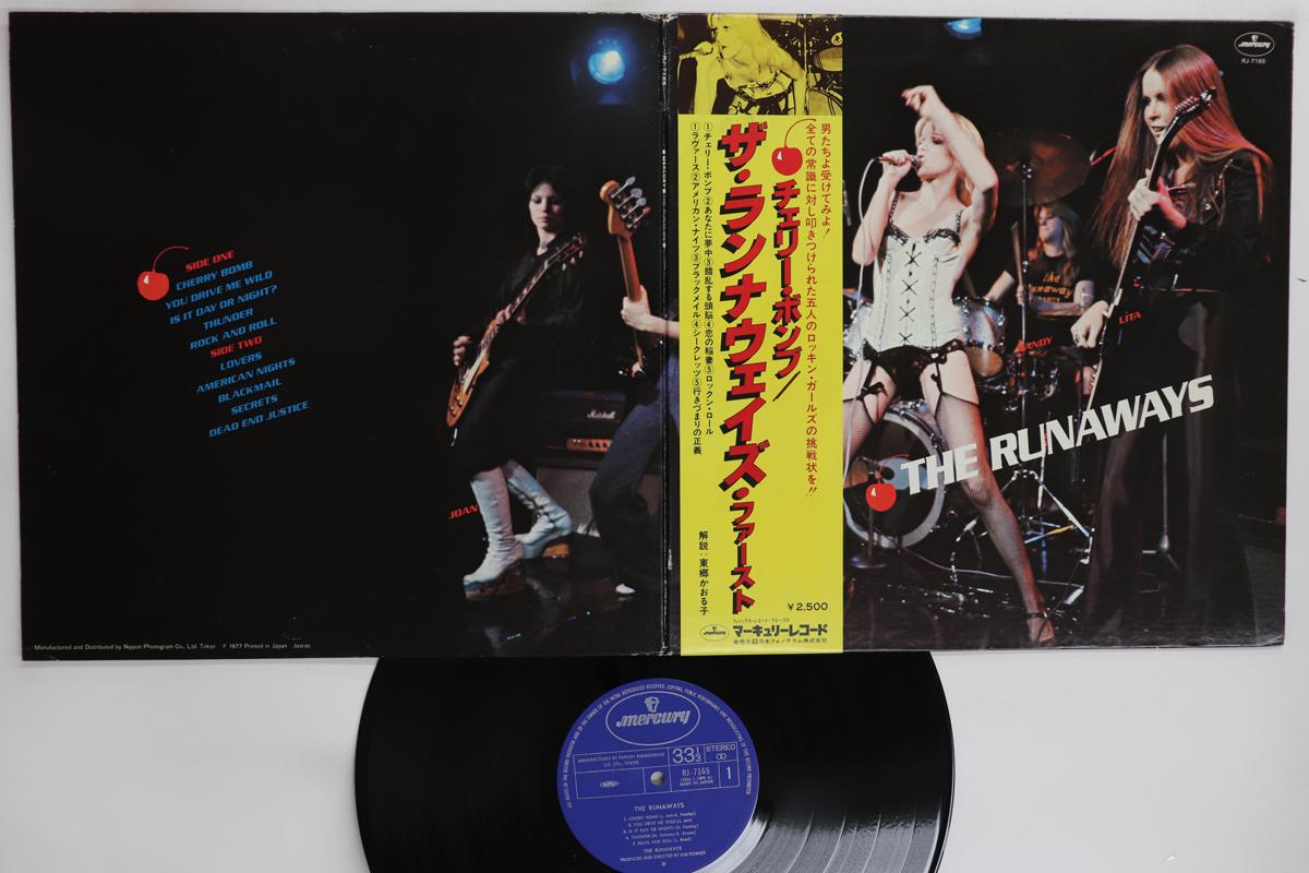 

LP Record RUNAWAYS Runaways RJ7165 MERCURY 1977 Japan Obi Rock Used
