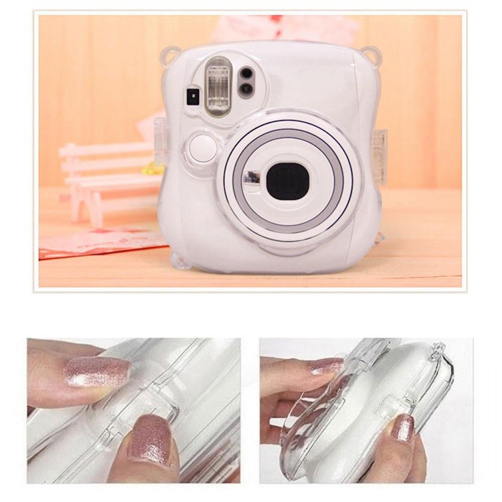 [Film Lab] Instax Mini 25/26+ Transparent Case Camera Protective Case with Strap CAA06