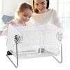 Rotating Clear Acrylic Desk Organizer for Office Supplies Desk Accessories Pen Holder Box Desktop