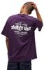 USA Logo Short Sleeve Size T-Shirt, Men's, L, 080, Purple, 783-5234002