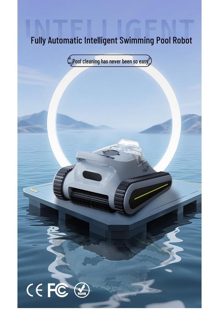 Wireless Automatic Underwater Vacuum Cleaner for Pools and Fish Ponds