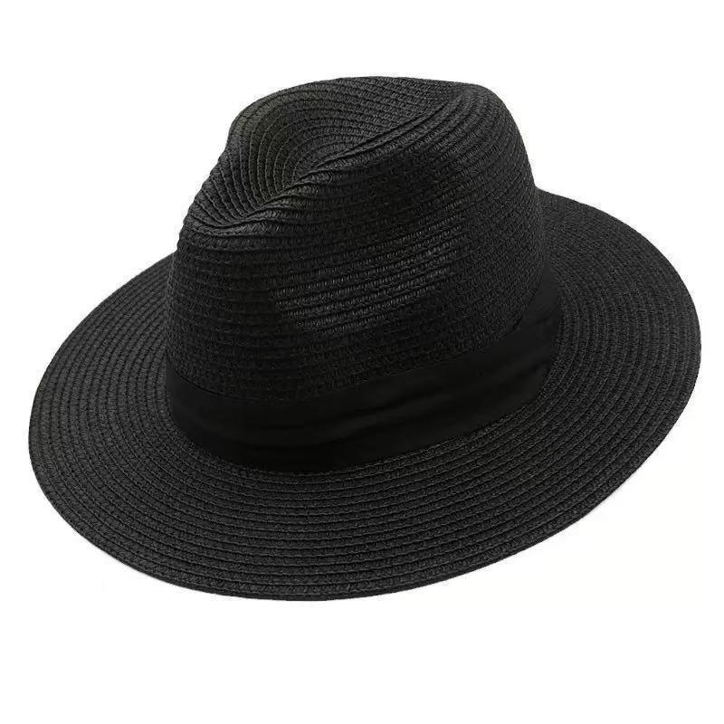 Straw Hat Seaside Hat Ins Lace-up Straw Hat Women's Travel Sunscreen Beach Sun Hat Lace Sun Hat