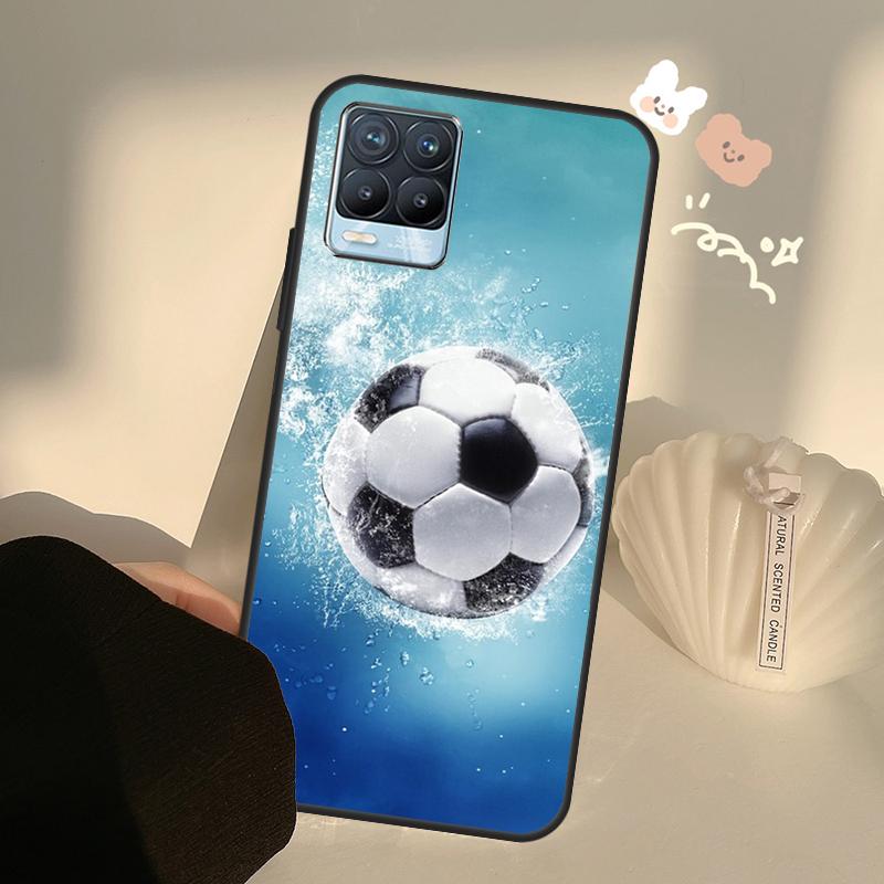 Football Soccer Ball Case For Realme GT7 Pro GT6 C65 C67 C61 C53 C55 C51 C25 C63 C71 C75 11 12 13 14 15 Pro Plus
