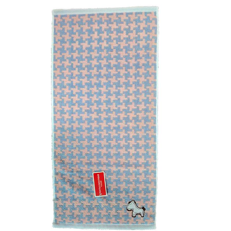 Soft, Absorbent Cotton Face Towel for Adults - Durable, Non-Shedding Towel for Washing and Wiping 33*73 cm розовый