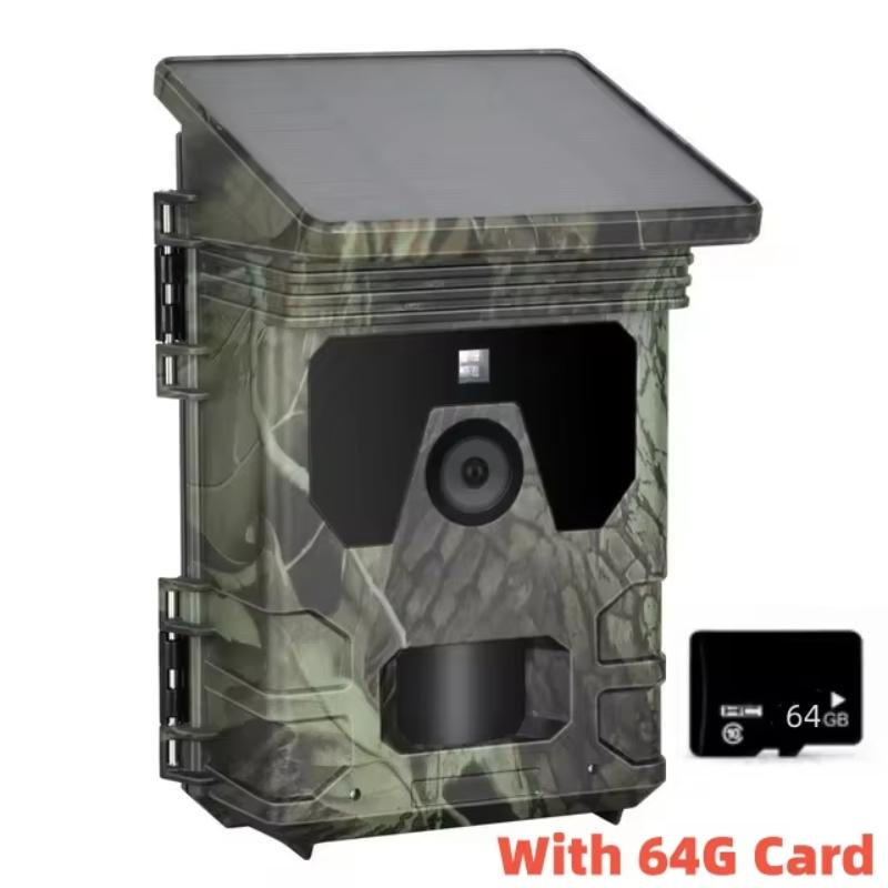 LS VISION Solar Wildlife 50MP 4K Video Trail Camera Night Vision 0.3s Motion Activated Waterproof Garden Camera Outdoor Hunting Monitoring