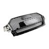 Gloss Black Front Bumper Radiator Vent Mesh Grille Grill Fit Q7 2016-2019