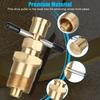 15mm 22mm Olive Remover Puller Removal Tool Solid Brass Copper Tube Fitting For Npt 1/2 Inch Npt 3/4 Inch Pipes