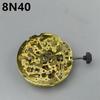 White Gold Automatic Mechanical Skeletonized Watch Movement - 8N40/8N24, Three Hands.