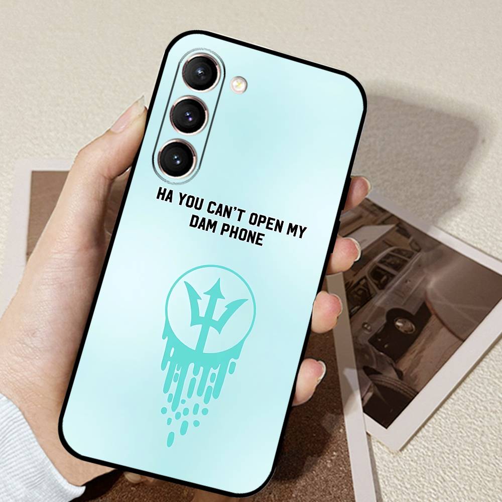 Percy Jackson Phone Case Black Ultra-thin Shockproof Case For Samsung S24/S25/S22/S30/Note20/Lite/Ultra/5G/Plus/FE