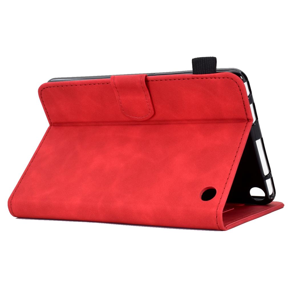 A7 For Amazon Fire HD 10 (2023) Tablet Case Flower Butterfly Imprinted Leather Cover with Card Slots