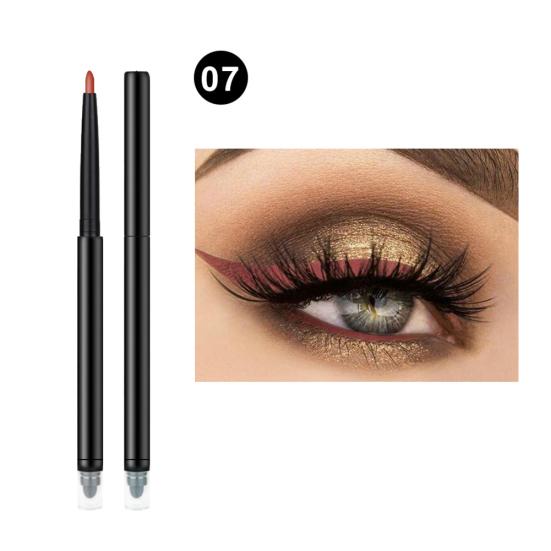 Opieka zdrowotna Podwójna główka Metaliczny, nierozmazujący się Eyeliner Długotrwały połysk Wodoodporny makijaż