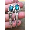 Retro Bohemian New Imitation Turquoise Inspired Elegant Tassel Earrings  Women's Festival Party Jewelry Accessories Gifts