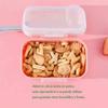 Milk Powder Storage Box PP Shell BPA Free Portable Baby Milk Powder Container Box with Lanyard Pink/Green