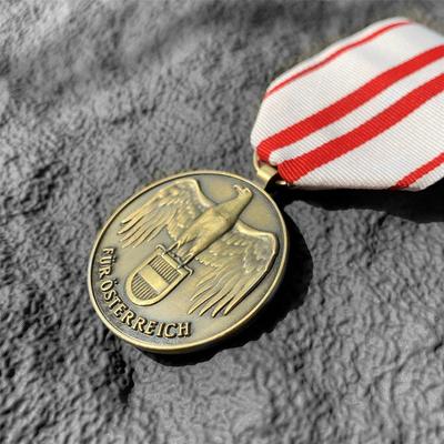 Austrian World War I Commemorative Medal, Retro Emblem, Metal Badge, Pendant, Christmas Gift, Stocking Stuffers