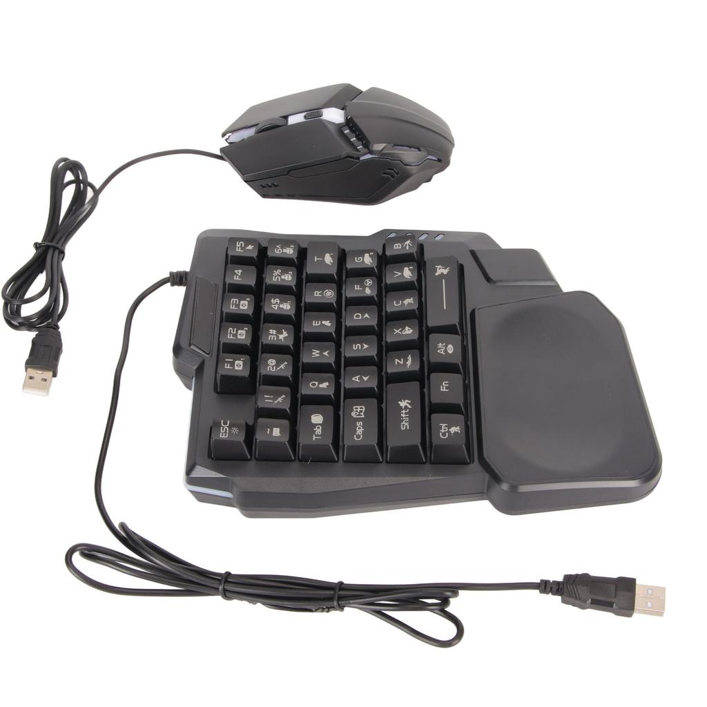 Halbhand Gaming Tastatur und Maus Combo Kabelgebundener Gaming Maus Konverter für Android für Harmony für