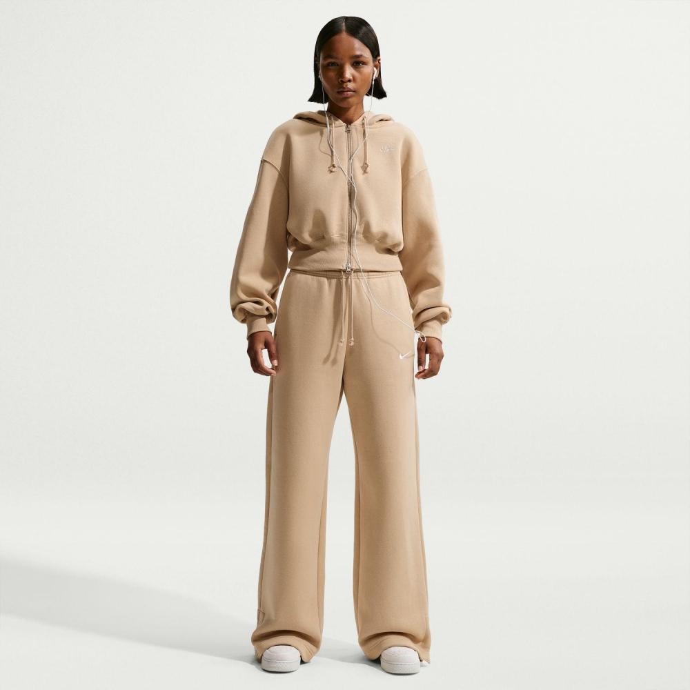 Nike W Phnxflc Crop Fzhd Iq1256 248linen