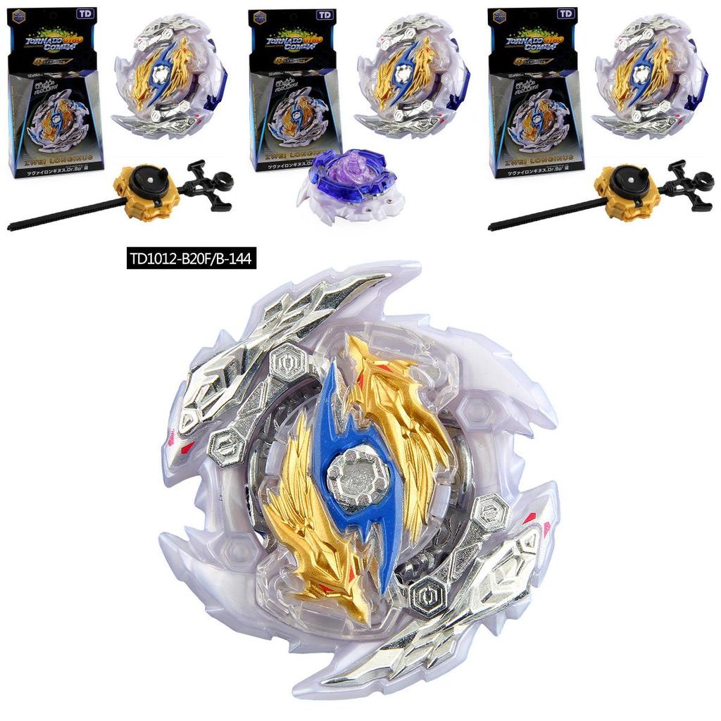 Td20f Explosive Spinning Top Toy Fourth Generation Gt Series B-144 Boxed Set With Dual-pole Blaster Launcher
