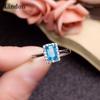 Lindon Women Copper Alloy 5A Zircon Rings Necklace Pendant Set Wedding Party Gift