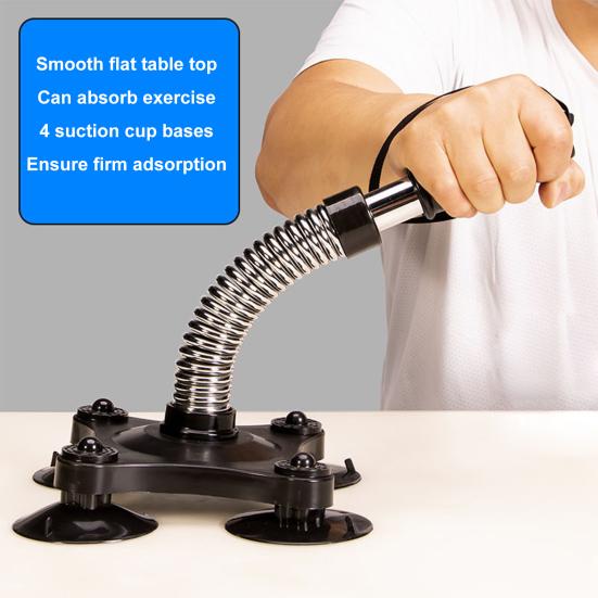 Trénink zápěstí Ergonomie Silná Adsorpce Protiskluzový Trénink Zápěstí Pružinová Ocel Posilovač Ruky Fitness Vybavení