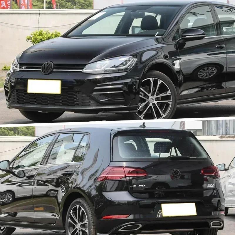 New High-Quality Black or Silver For VW Volkswagen Golf 6 MK6 Front Grille Badge & Rear Trunk Logo Cover Replacement Access