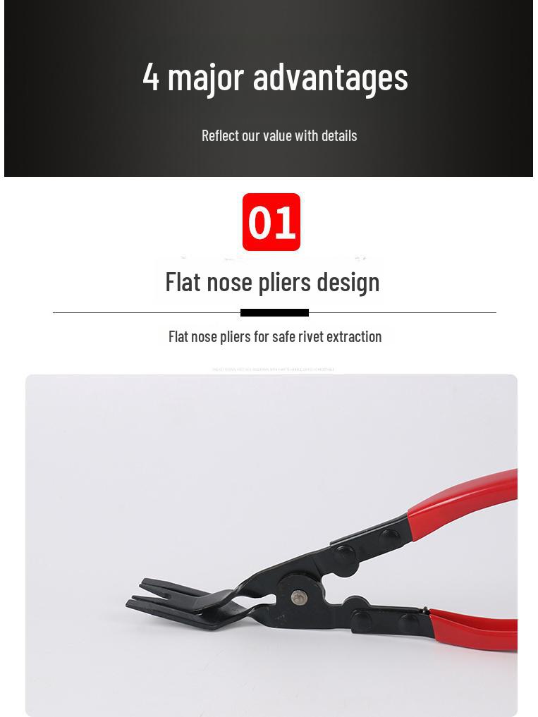 Automotive Headlight Disassembly Tool: Headlight Pliers, Rivet Pliers, Interior Buckle Pliers, Glue Buckle Screwdriver, Lampshade Removal.