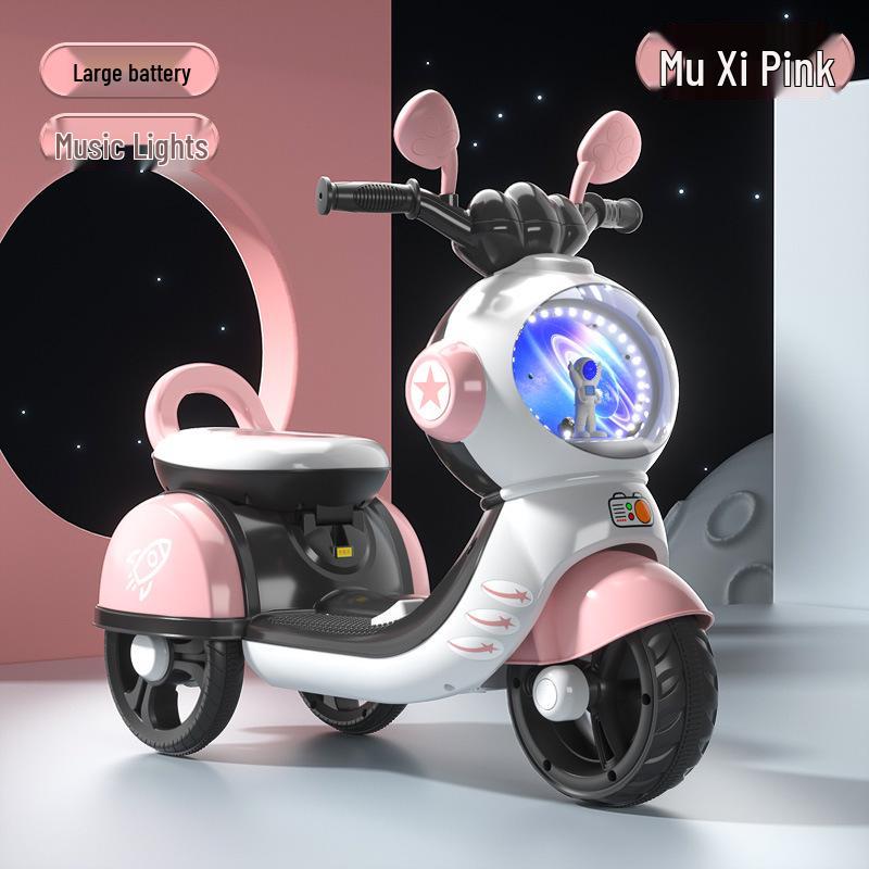 

Детский перезаряжаемый электрический мотоцикл-трицикл с дистанционным управлением: Игрушечный электромобиль для катания для мальчиков и девочек