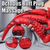 Super Long Anal Plug Dildos with Unique Design T-Base Fantasy Tentacle Butt Plug G-Spot Stimulator Adult Sex Toys for Female Men