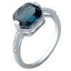 London Blue Topaz Silver Ring 2.6ct (2019848) 2.43 Gr. 925 Samples