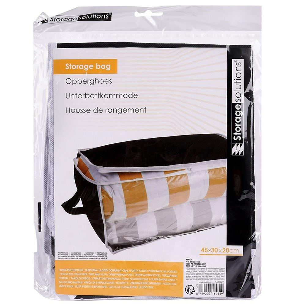 Storage Solutions Bedding and Clothes Storage Bag with Window, 45 x 30 x 20 cm