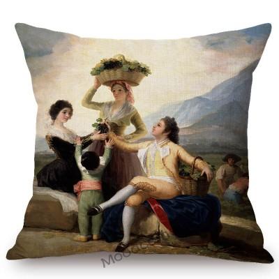 Francisco Goya Most Famous Art Painting Antique Christian Virgin Maria Sofa Throw Pillowcase Bible Store Cushion Cover Case