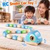 Interactive Remote Control Car Magnetic Magnetic RC Car Fun Game RC Snake Car Toy  Tabletop Game