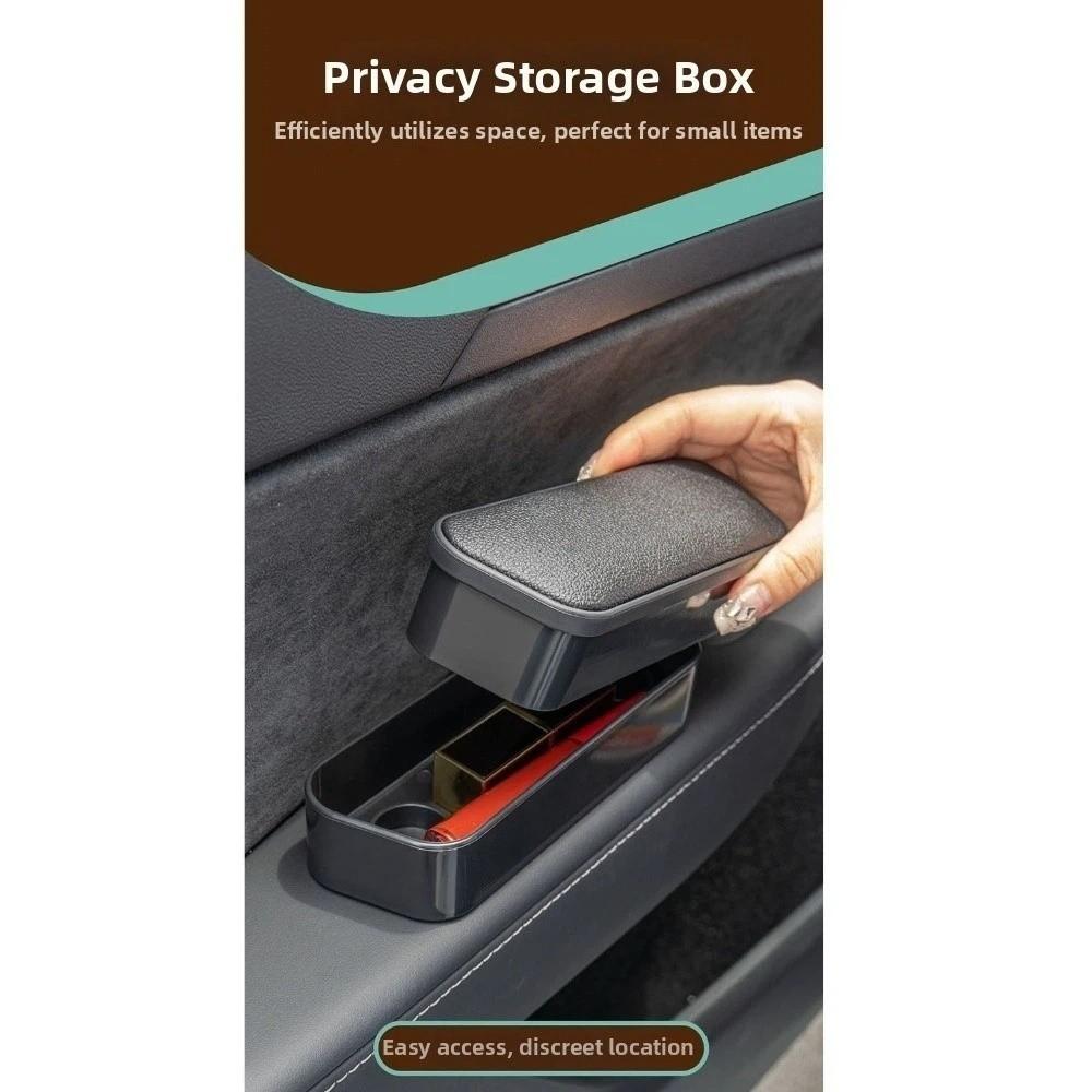 Adjustable Height Auto Retractable Box Organizer Car Elbow Rest Box  Car Accessories