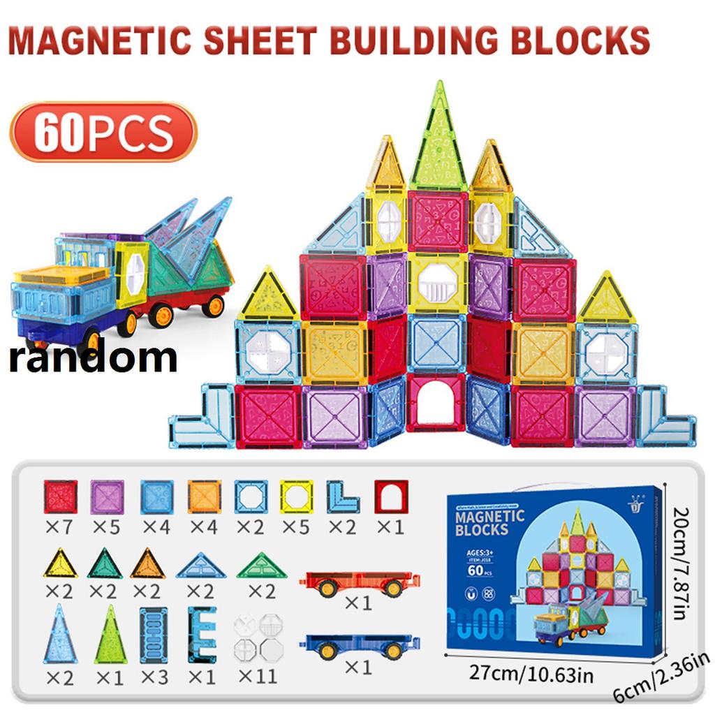 Tuiles Magnétiques pour Enfants 3-5 Ans 4-8 Jouets Magnétiques pour Garçons Filles Tout-Petits 3 4 5 6 7 8+ Ans Blocs de Construction Magnétiques Préscolaire