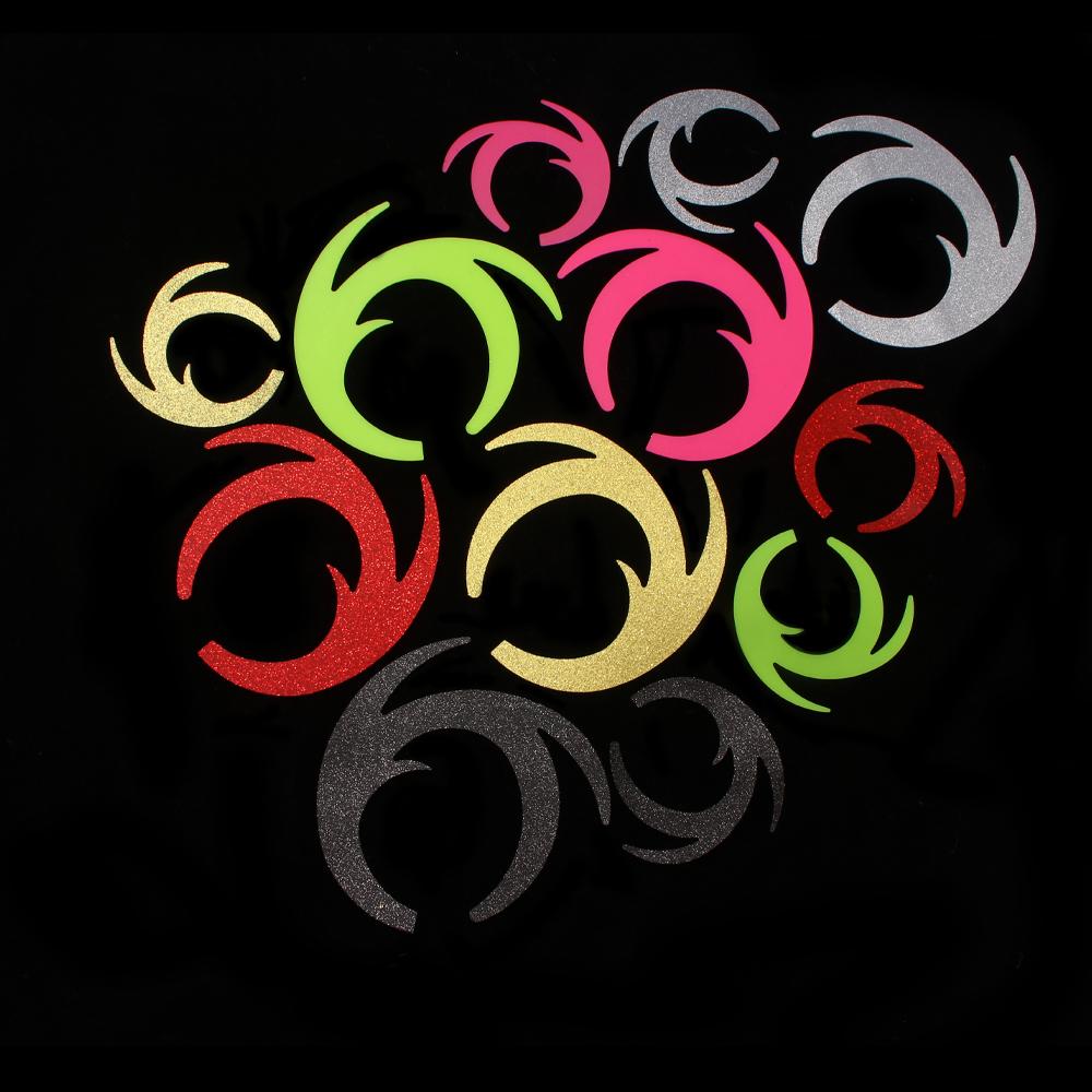 Bimoo 6pcs Fly Fishing Stimulator Silicone Wiggle Dragon Tails Fly Tying Material Pike Bass Saltwater Streamer Fishing Lures