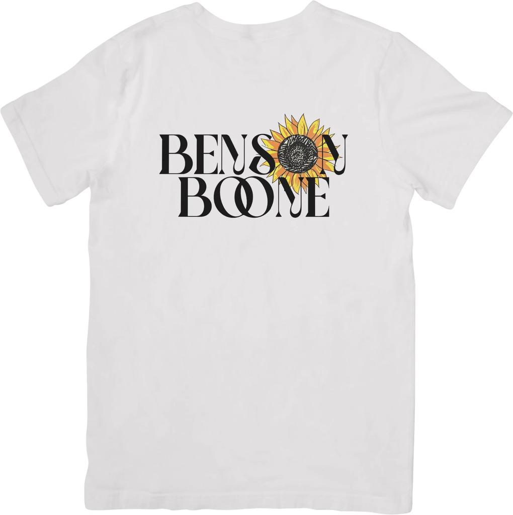 Benson Boone Music Fit for Men & Women Quality Cotton T-Shirt White.