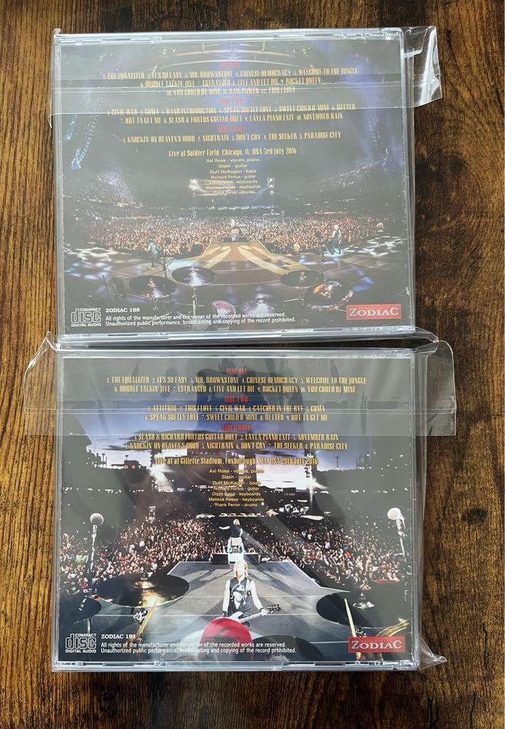 [USED] Guns N' Roses 201617 live 3-disc set