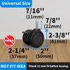 MySit Office Chair or Stool Caster Wheels with Brake 11x22mm Replacement Heavy Duty Easy tallation Universal Fit Mute PU Casters for Hardwood Floors