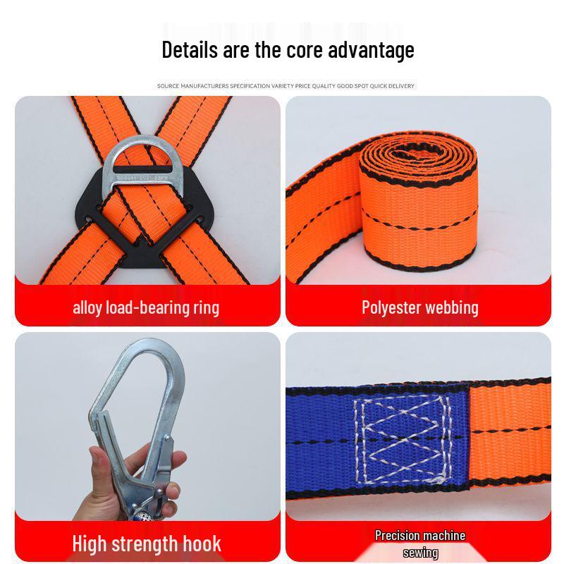 European Standard Sun-Resistant High-Altitude Safety Belt for Electricians and Air Conditioning Installation