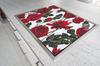 GLAS-SCHNEIDEBRETT 52x30 ROSEN
