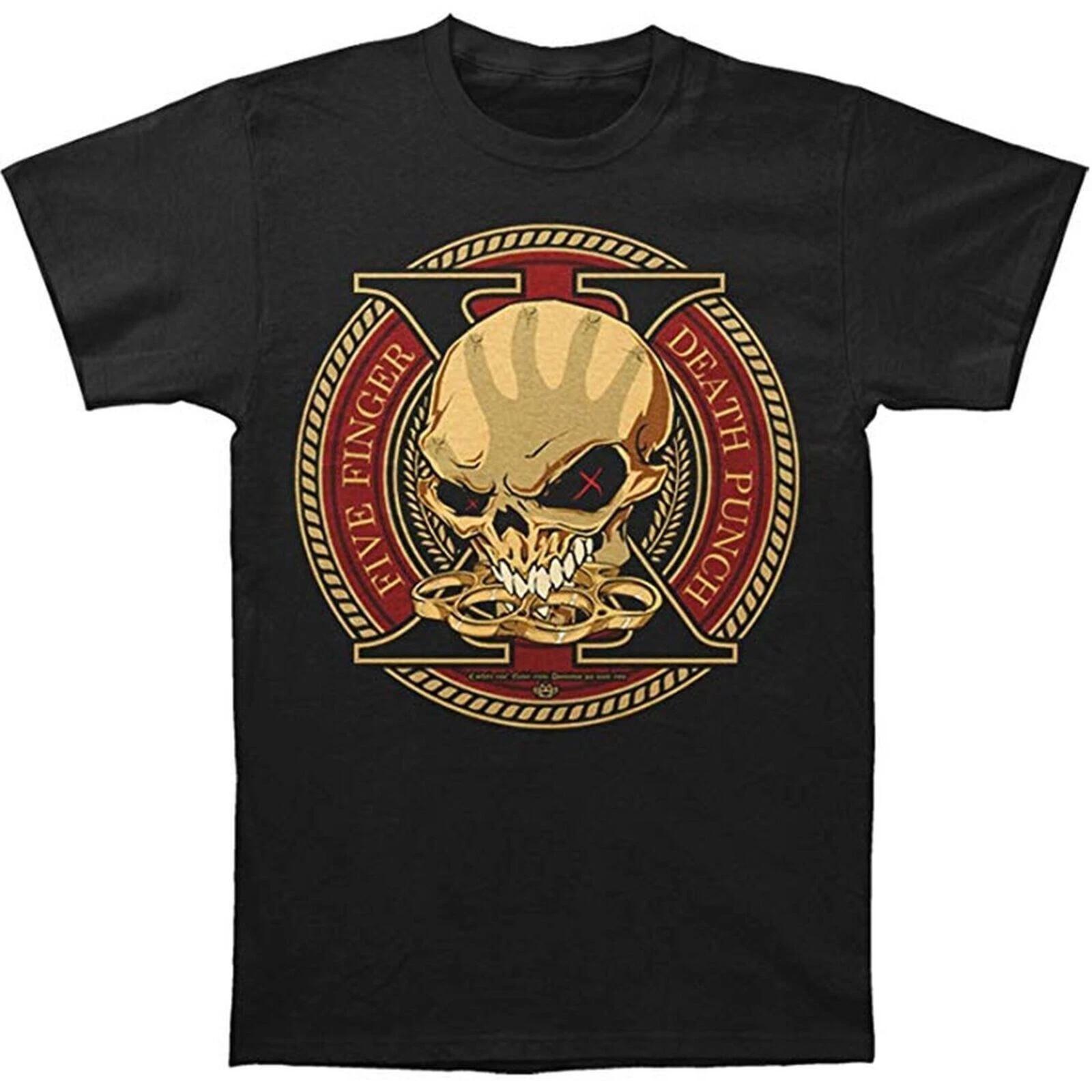 FIVE FINGER DEATH PUNCH cd cvr DECADE OF DESTRUCTION Official SHIRT 2XL New oop 2XL