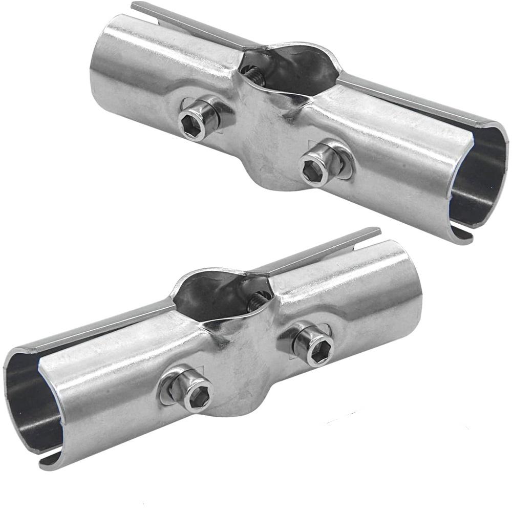 6 Sets Of T Clamps,Stainless Steel, Silver, Pipe Clamps, 1" OD, 25MM