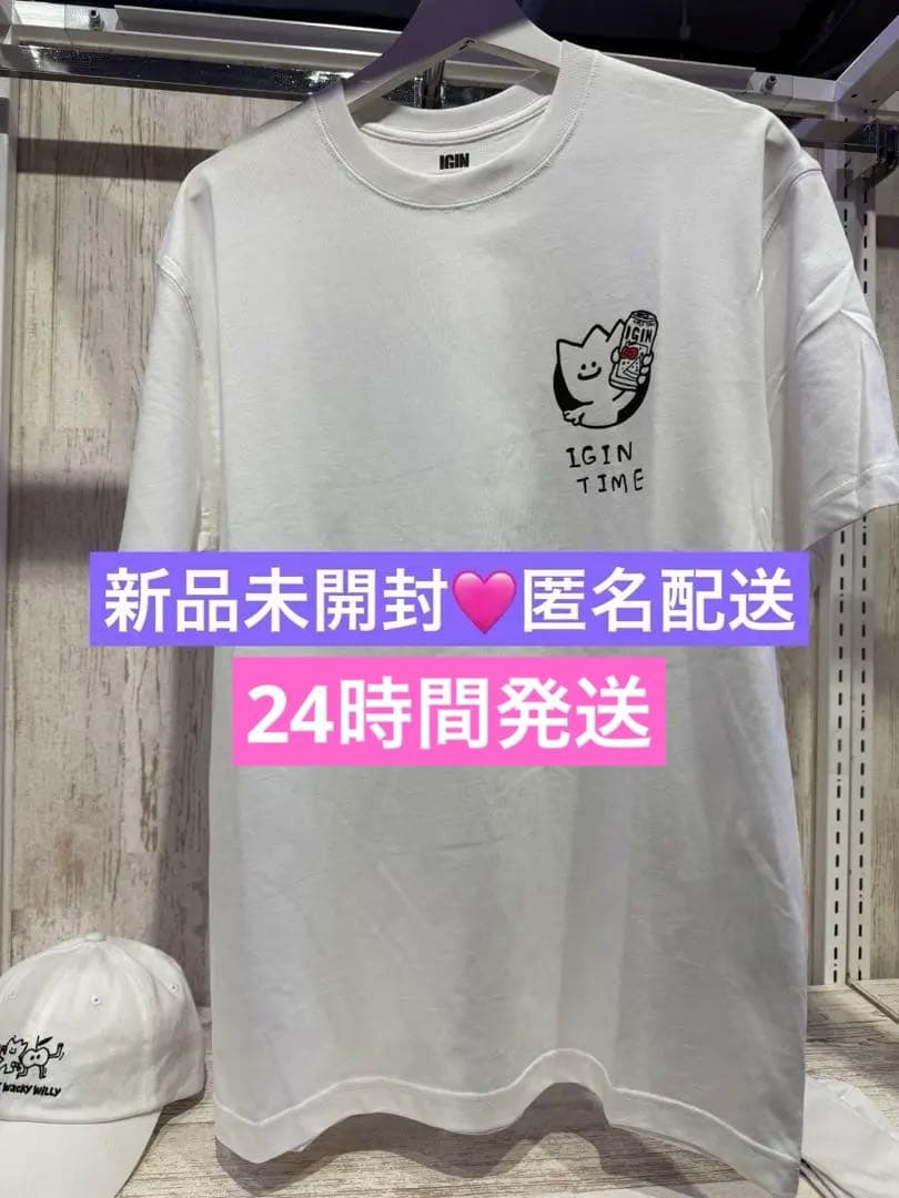 

[USED] BTS Jin IGIN Tokyo Pop-Up APPLE GIN T-shirt M size