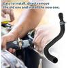 Radiator Hose Heater Hose No.DB5Z8C289C/DB538C289AA/DB5Z8C289A for Ford Explorer 3.5L 2011-2019 Black Rubber 1 Pc Coolant Pipe Good Sealing